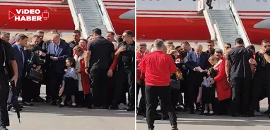 Cumhurbaşkanı Erdoğan Şanlıurfa’ya iner inmez çocuklara harçlık verdi!