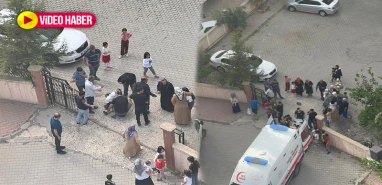 Şanlıurfa’da yürekler ağza geldi! Demir kapı küçük çocuğun üstüne düştü