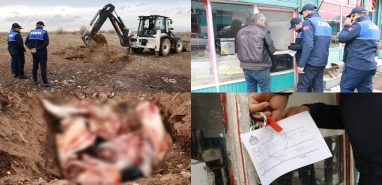 Şanlıurfa’da kasap denetimlerinde şoke eden manzara! Yüzlerce kilo ele geçirildi