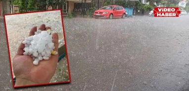 Şanlıurfa'da bir anda mermi gibi yağdı! Böyle dolu yağışı görülmedi...