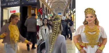 Düğün takılarıyla olay olmuştu! 5 kilo altınla çarşıyı gezdi…
