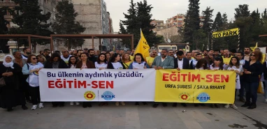 Eğitim-Sen Şanlıurfa Şubesi'nden tepki: Yürütülen soruşturma hukuki dayanaktan yoksun