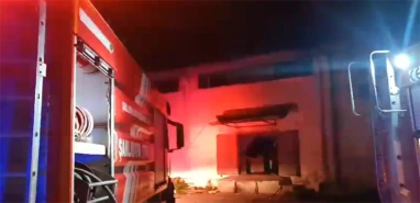 Şanlıurfa'da ekmek fabrikasında korkutan yangın