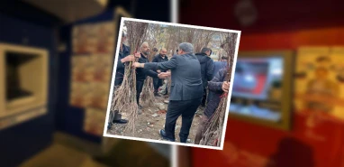 Elazığ’da muhtar adayından çevre dostu seçim kampanyası!  Afiş asma yarışının yaşandığı Şanlıurfa'ya örnek olur mu?