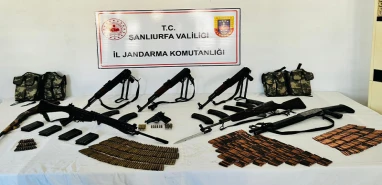 Şanlıurfa'da yasa dışı silah operasyonu! Resmen cephanelik: Gözaltılar var