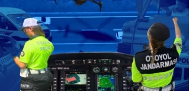 Trafikte helikopter ve dron destekli denetim!  Ceza yağdı