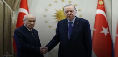 Cumhurbaşkanı Erdoğan ile Bahçeli ile bir araya geldi
