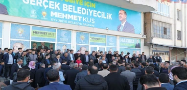 Eyyübiye’de aşiretler Başkan Kuş’a destek verdi