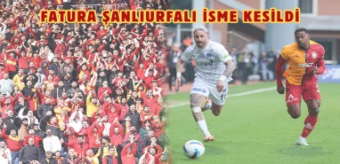 Galatasaray'da puan kaybının faturası Şanlıurfalı isme kesildi