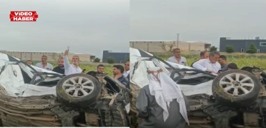 Şanlıurfa’da akşam saatlerinde feci kaza! Yaralılar var