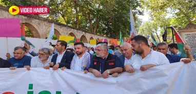Urfa’da Filistin’e destek yürüyüşü