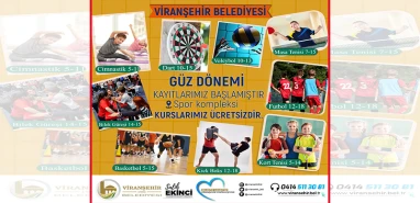 Viranşehir’de yaz kış spor keyfi