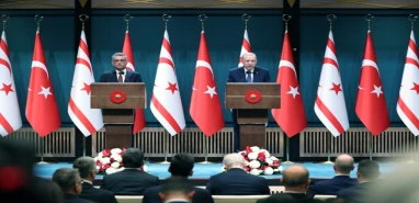 İlk ziyaret Türkiye'ye! Cumhurbaşkanı Erdoğan: Kıbrıs milli davamız