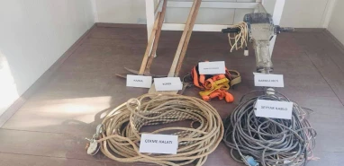 Define ararken jandarmaya yakalandılar: 9 kişi gözaltında