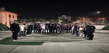 Şanlıurfa’da izciler Gazze için sabaha kadar çadırlarda nöbet tuttu!