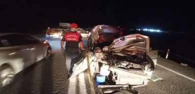 Birecik’te feci kaza! 1 ölü, 3 yaralı