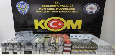 Şanlıurfa’da kaçakçılık operasyonu! 1400 paketten fazla sigara ele geçirildi
