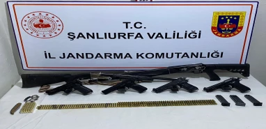 Siverek'te ortak operasyon: Çok sayıda silah ve uyuşturucu ele geçirildi