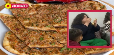 Bu kez babaya değil lahmacuna kurban!  Urfalı obur çocuğun lahmacuna övgü dolu sözleri..