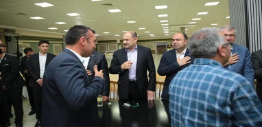 Gülpınar tebrik kabulünü sürdürdü