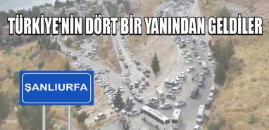 Günübirlikçiler Şanlıurfa’ya akın etti: Araba park edecek yer kalmadı