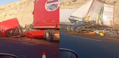 Şanlıurfa-Birecik yolunda feci kaza: 1 yaralı