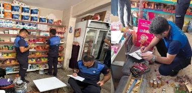 Zabıta ekipleri Şanlıurfa’da halk sağlığını denetledi! Yüzlerce ürüne el konuldu