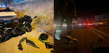 Şanlıurfa'da motosiklet ile otomobil çarpıştı: 1 yaralı