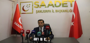 Saadet Partisi Şanlıurfa'da mevcut başkan ile yola devam kararı aldı