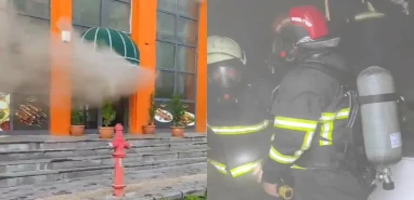Haliliye’de bir iş yerinde yangın çıktı