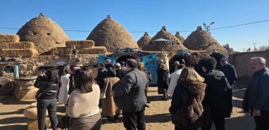 TİMBİR heyetinin Harran ziyareti: Tarihi evlere büyülendiler