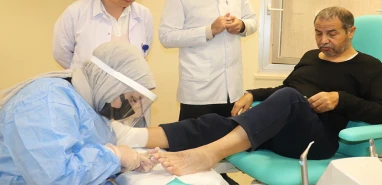 Harran Üniversitesinde bölgenin en kapsamlı podoloji merkezi açıldı