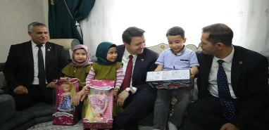 Genel Başkan Arıkan'dan şehit Hasan Saklanan’ın ailesine ziyaret