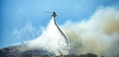 Adana’da helikopter düştü!