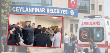 İşte Şanlıurfa’da belediye binasındaki yumruklu kavganın sebebi