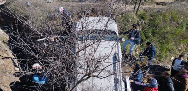 Şanlıurfa'da otomobil şarampole uçtu: 2 yaralı