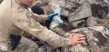 Şanlıurfa’da jandarma didik didik aradı! Hepsi taşların arasından çıktı