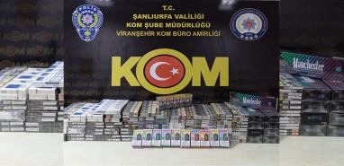 Şanlıurfa’da kaçakçılara geçit yok: Yüzlerce paket sigara ele geçirildi