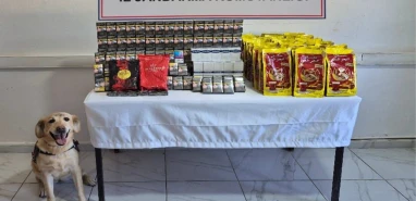 Şanlıurfa’da kaçak sigara ve çay ele geçirildi