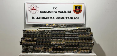 Şanlıurfa’da sınırdan gizlice geçirilen binlerce paket yakalandı