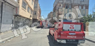 Şanlıurfa'da evde çıkan yangın kısa sürede söndürüldü