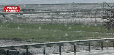 Şanlıurfa yolcularını kar ile karşıladı!