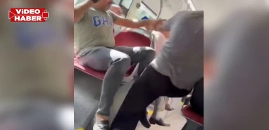 Şanlıurfa'da 63 numaralı otobüs hattında arbede! O anlar kamerada