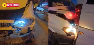 Şanlıurfa’da işçi minibüsleri çarpıştı! Yaralı var…