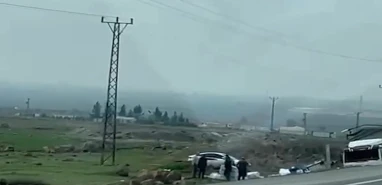 'Ölüm yolu'nda kaza: 2 yaralı!