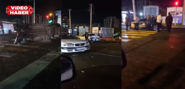 Şanlıurfa’da 4 aracın karıştığı kazada ortalık savaş alanına döndü!
