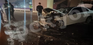 Şanlıurfa’da perte çıkan arabada yara almadan kurtuldu