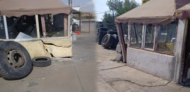 Şanlıurfa’da araç muayene istasyonunda kaza! Kamyon çarptı