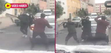 Urfa’da alışılmışın dışında kavga! Kırılan tamponla saldırdı