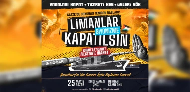 Şanlıurfa Gazze için ayakta: Dergâh Camii önünde eylem düzenlenecek